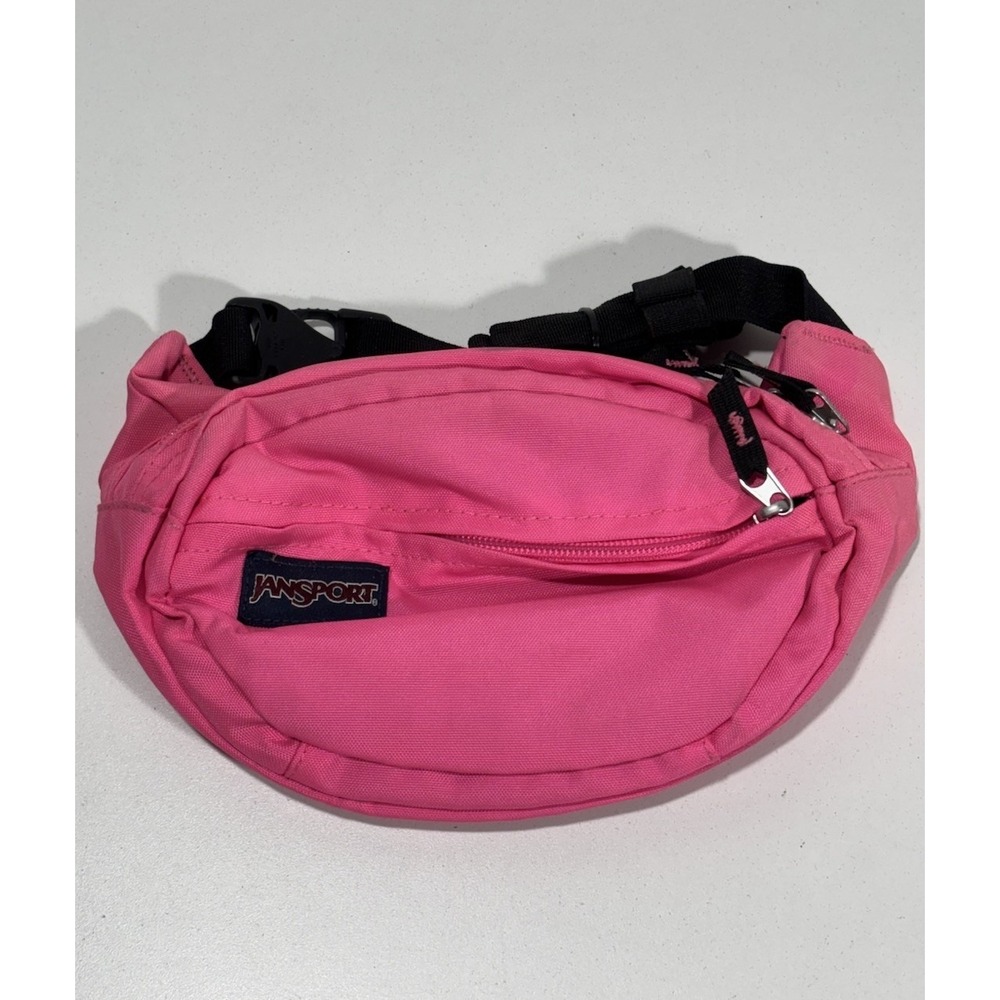 Jansport Fanny Pack Fifth Avenue Fluorescent Pink, Vintage 90s/Y2K Bag NOS